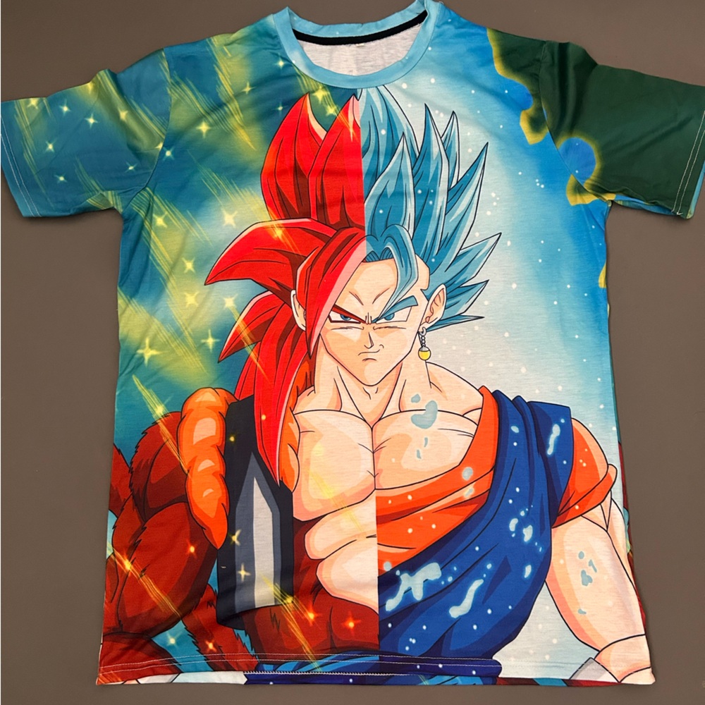 Vibrant Dragon Ball Z Anime Graphic T-Shirt